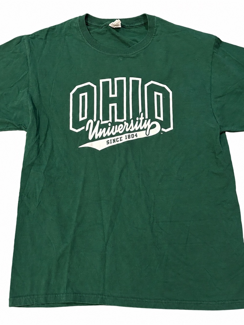 Vintage Ohio University Green Shirt Large